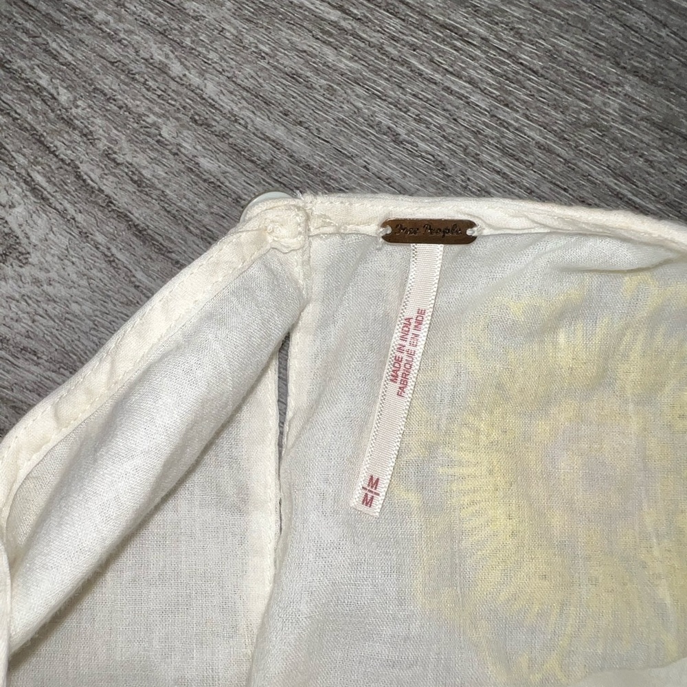 Free People My Girl Blouse in Ivory - Picture 3 of 11